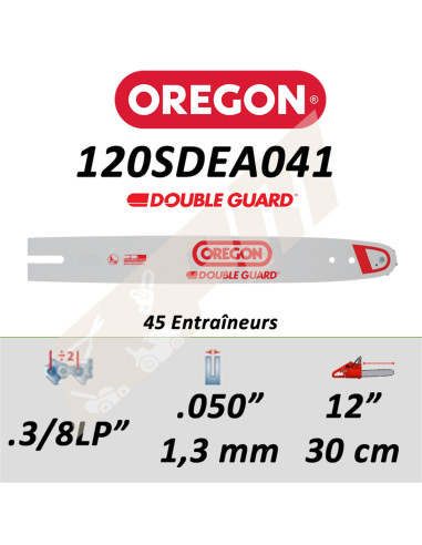 Guide de tronçonneuse OREGON 120SDEA041 3/8LP 1.3 mm 30 cm