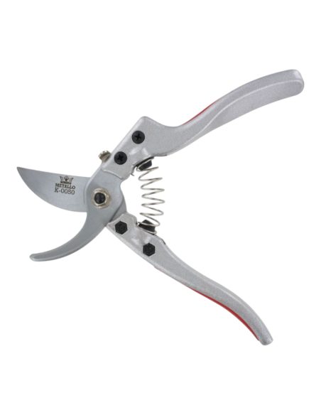 Sécateur METALLO 20.5cm, rouge/grise
