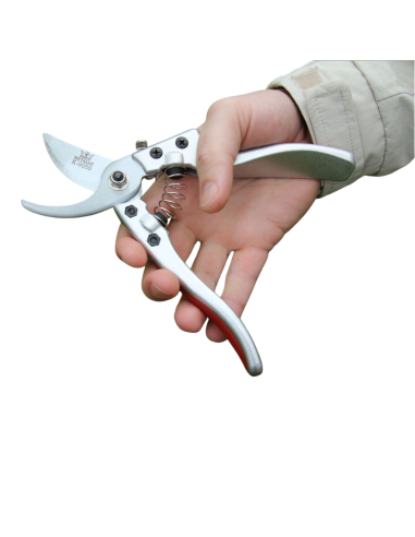 Sécateur METALLO 20.5cm, rouge/grise