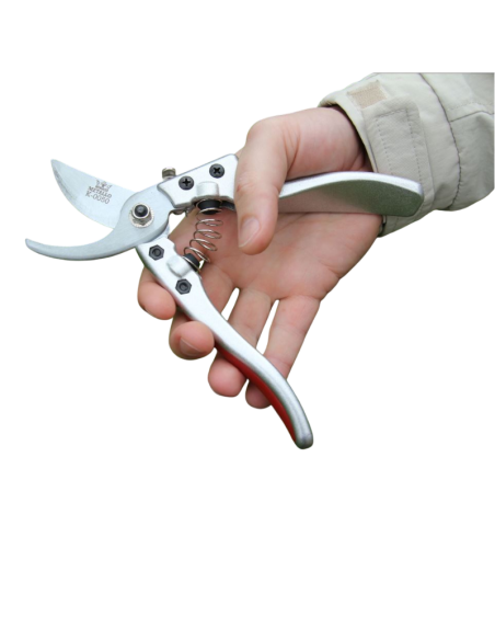 Sécateur METALLO 20.5cm, rouge/grise