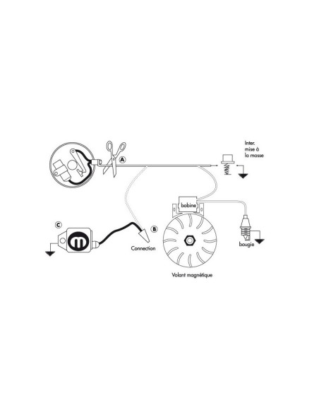 Module d'allumage électronique remplace rupteur et condensateur