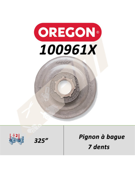 Pignon de tronçonneuse OREGON POWER MATE .325