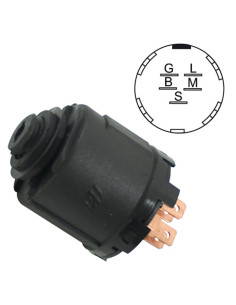 CONTACTEUR A CLE 5 BORNES Husqvarna 140399-158913-144921-154855