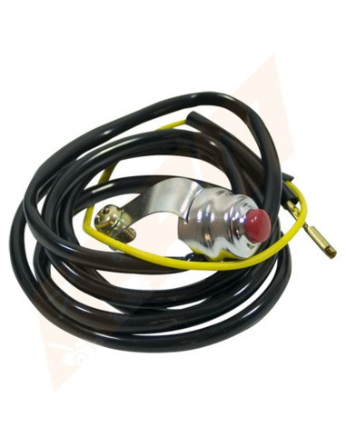 Bouton d'arret 1 fil - 1,20 m fixation collier