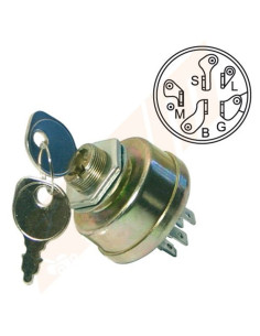 CONTACTEUR A CLE Husqvarna 125104X - 3621R - 365402 - 3L5402 - 4406R