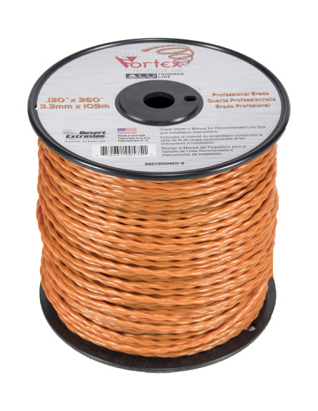 Bobine fil nylon débroussailleuse VORTEX Alu ø : 2.7 mm - 168 m