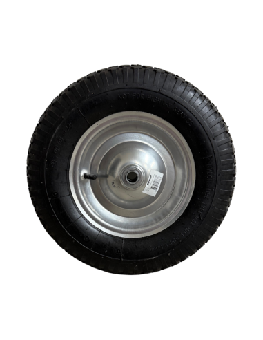 Roue sur roulement avec pneu 480/400x8 pour remorque et brouette