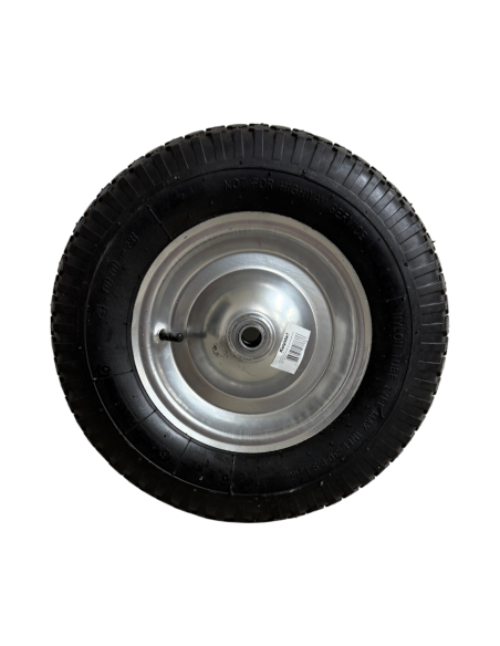 Roue sur roulement avec pneu 480/400x8 pour remorque et brouette