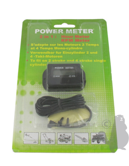 Compteur d'heures digital moteur thermique (fonction compte tours)