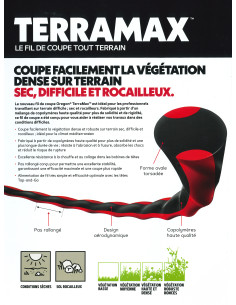 Fil débroussailleuse Oregon TERRAMAX 4,0 mm x 128 m 2