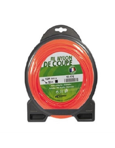 Coque fil nylon débroussailleuse carré (1/2 kg) ø : 2.7 mm