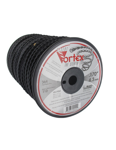 Bobine fil nylon débroussailleuse vortex (110 m) ø : 4.3 mm