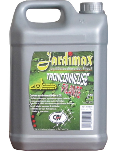Huile de Chaine Tronçonneuse Filante - Bidon de 5 Litres