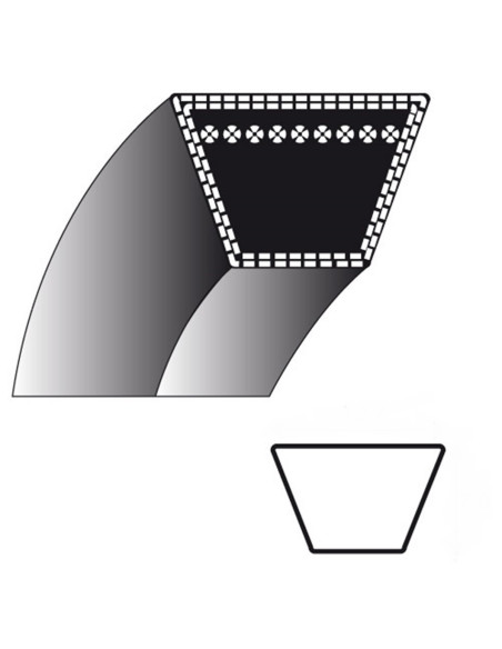 Courroie  tondeuse autoportée Kevlar 5L800