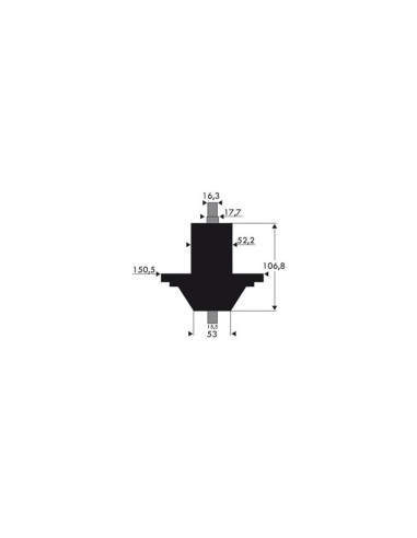 Palier de lame pour MTD série 600 618-0138 - 6180142 -6180138