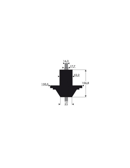 Palier de lame pour MTD série 600 618-0138 - 6180142 -6180138