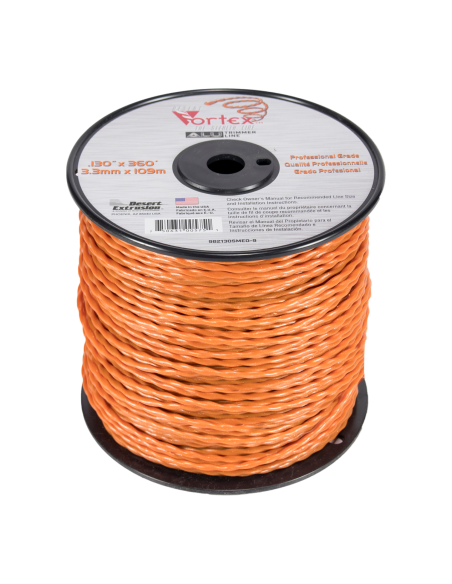 Bobine fil nylon débroussailleuse VORTEX Alu  ø : 3.9 mm - 76 m