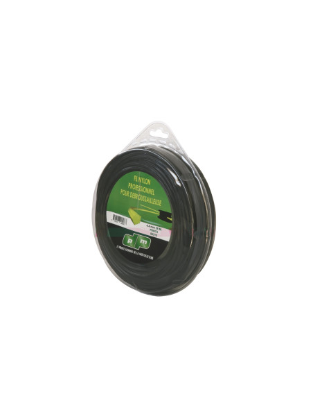 Fil nylon débroussailleuse coque etoile ø 4.4mm 26 m