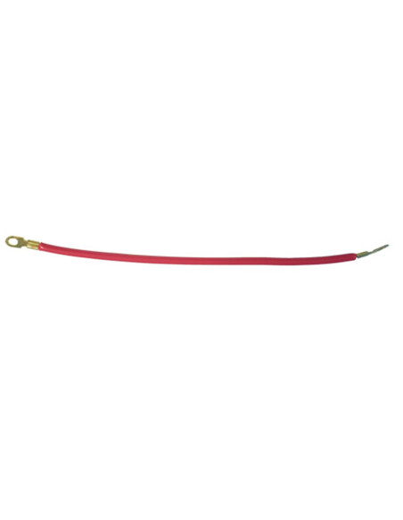 Câble rouge avec cosses (40 cm)
