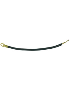 Câble noir avec cosses (30 cm)
