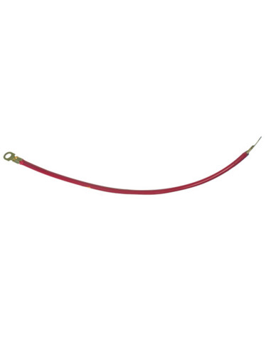 Câble rouge avec cosses (50 cm)
