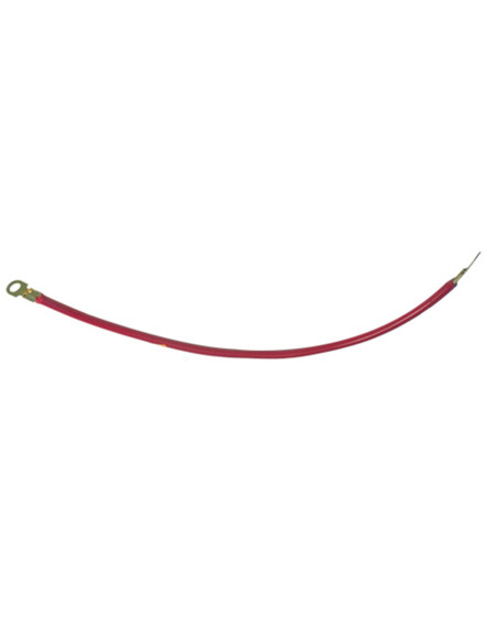 Câble rouge avec cosses (50 cm)