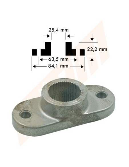 Support de lame pour tracteur tondeuse autoportée MTD 7480300
