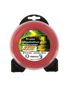 Fil nylon débroussailleuse coque ø 2.4 mm - 88m