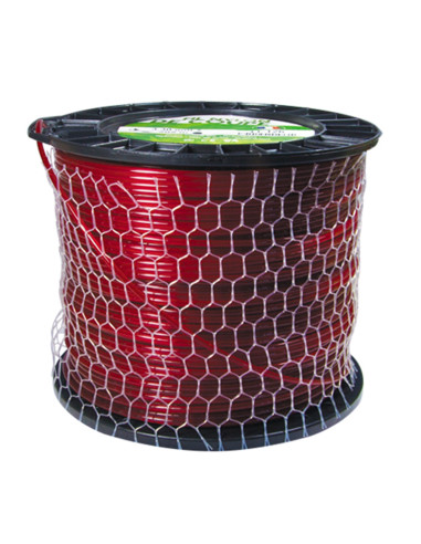 Fil nylon débroussailleuse 4.0 mm carre 2 kg
