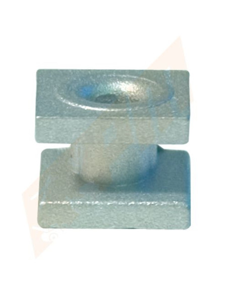 Œillet carré pour tête déboussailleuse avec écrou alu