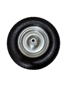 Roue sur roulement avec pneu 480/400x8 pour remorque et brouette