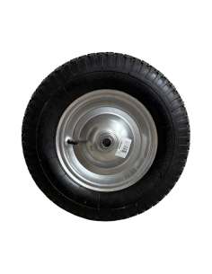 Roue sur roulement avec pneu 480/400x8 pour remorque et brouette 2