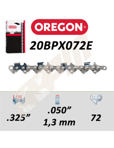 Chaîne de tronçonneuse OREGON 20BPX072E MICRO CHISEL 325
