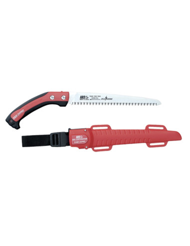 Scie PRO 41cm, avec étui, rouge/noir