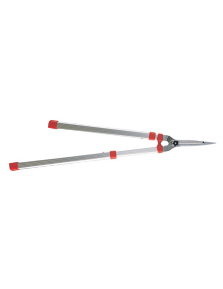 Cisailles à haie de finition 72cm, télescopique, rouge/gris