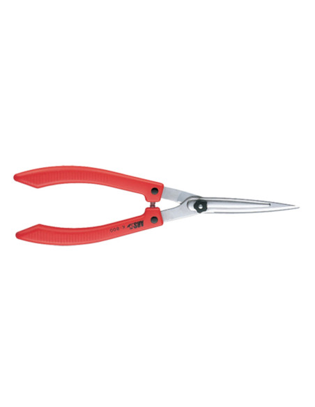 Cisailles à haie de finition 50cm, rouge
