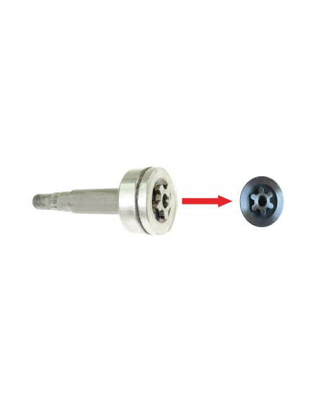 Axe de palier tondeuse autoportée Husqvarna CTH164 - 532436986