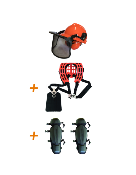 Vente en lot CASQUE+PROTEGE TIBIAS+HARNAIS