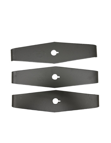lot de 3 Lames ronce 2 dents 300 x 20 ép 4 mm