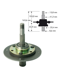 Palier de lame tracteur tondeuse autoportée MTD 917-0913