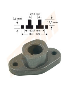Support de lame MTD Ø22 tracteur tondeuse autoportée