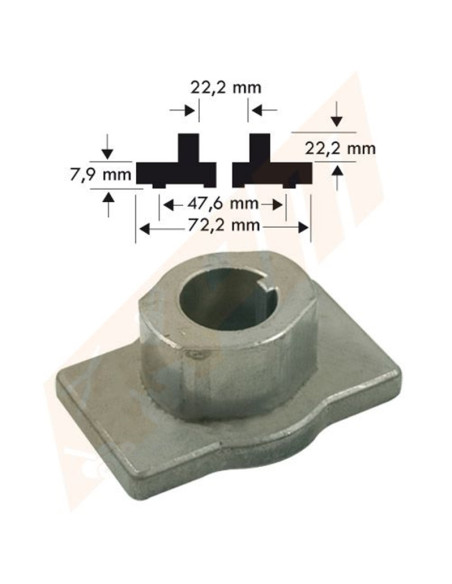 Support de lame tondeuse AYP, Husqvarna  851514, 850977
