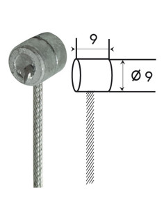Câble embrayage 20/10 tambour