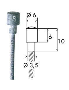 Câble embrayage 20/10 goupille