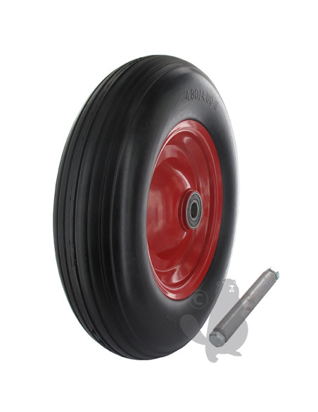 Roue pleine pour brouette 480/400-8