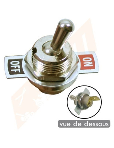 Interrupteur 1 fiche pour tronconneuse , débroussailleuse 