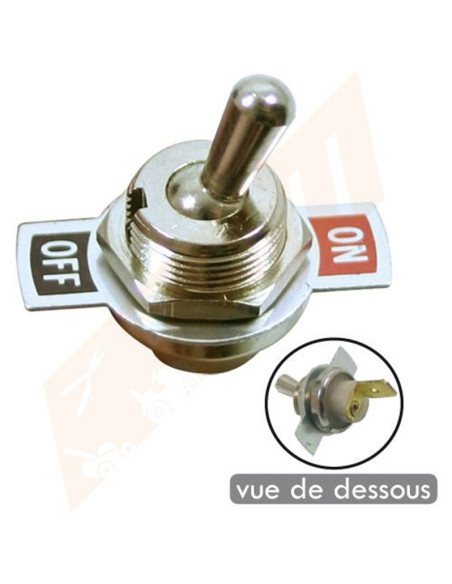 Interrupteur 1 fiche pour tronconneuse , débroussailleuse 
