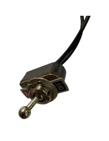 Interrupteur isolé 2 fiches pour tronconneuse , débroussailleuse 