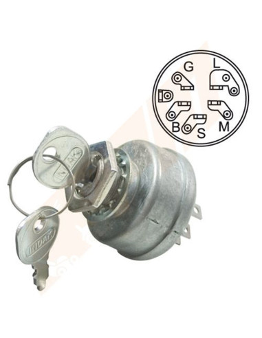 Contacteur à clé MTD 725-1396, 925-1396