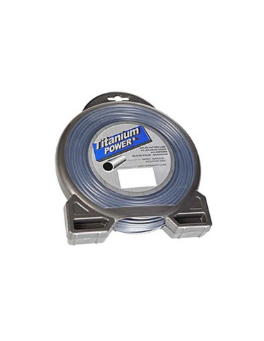 Fil débroussailleuse titanium rond ø 3.0mm - 56m